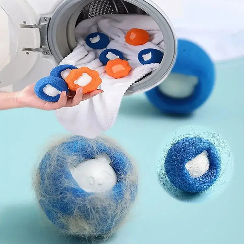 5pcs Pet Hair Remover Reusable Ball